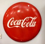 Porcelain Coca-Cola Button
