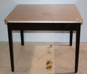 Vintage Formica Top Square Table