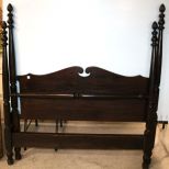 Mahogany Pineapple Poster Bed