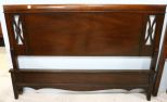 Double Size Mahogany Vintage Bed