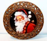 Round Santa Charger
