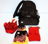 Three Dog Sweaters & Outward Hound Backpack
