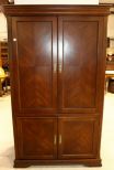 Mahogany Entertainment Cabinet