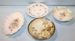 Four Handpainted Porcelain Bowls