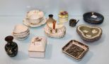 Three Wedgwood Ashtray, Three Ring Boxes, Three Small Vases & Eight Small Nut Dishes