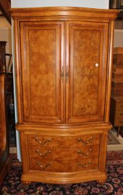 Two Part Contemporary Entertainment Center 41 1/2