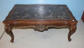 Faux Marble Insert Coffee Table 50
