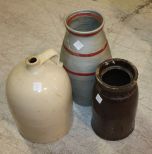 #2 Crock Jug, Brown Crock, and Gray Crock #2 crock jug 14