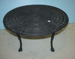 Cast Aluminum Round Table 32 1/2