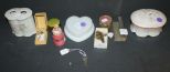 Cross, Baby Pin, Earrings, Charm, and Various Boxes Cross, Baby Pin, Earrings, Charm, and Various Boxes