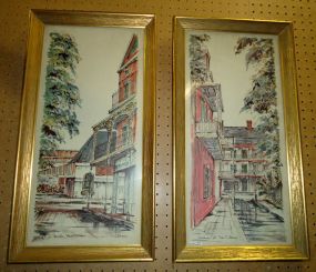 Pair of New Orleans Prints Pair of New Orleans prints of Madison St. Caf  DuMonde - 13 1/4