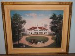 Print of Mount Vernon Signed by Michael Delacroix Print of Mount Vernon Signed by Michael Delacroix; 36