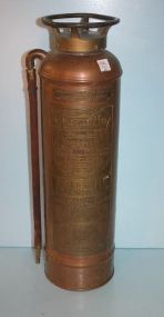 Foamite Child's Corporation Copper Fire Extinguisher Foamite Child's Corporation Copper Fire Extinguisher; 24 1/2