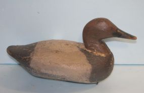 Vintage Wood Duck Decoy Folk Art Vintage Wood Duck Decoy, folk art, old paint stamped BFN or BPN