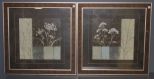 Pair of Large Floral Prints Description: Pair of Large Floral Prints; 34