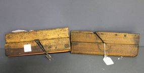Two Wood Vintage Guides for Planes Description: Two Wood Vintage Guides for Planes