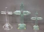 Three Glass Crosses Description: Three Glass Crosses, 9