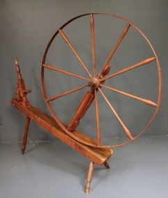 Large Spinning Wheel Description: Large Spinning Wheel; 43