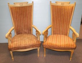 Pair Vintage Arm Chairs 28