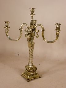 Large  Silver Plate Candelabra