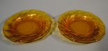 Set of 4 Heisey Marigold 
