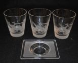 3 Heisey Crystal 
