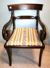 Mahogany Duncan Phyfe Arm Chair