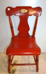 Painted Plank Seat Chair