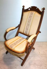 Walnut Folding Rocker