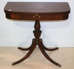 Mahogany Flip Top Duncan Phyfe Game Table