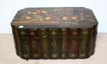 Decorative Book Box with Fruit Painted Design