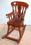 Mahogany Doll Rocker