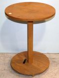 Round Wood Table