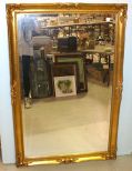 Gold Beveled Mirror
