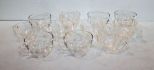 Glass Punch Bowl & Cups