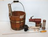 Well Bucket, Vice & Miscellaneous Items