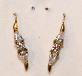 Pair 14K Yellow Gold Earrings Pair 14K Yellow Gold Earrings