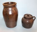 #2 Butterchurn & Covered Crock Jar