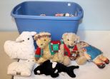 Crate of Stuffed Animals