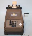 Vintage Underwood Adding Machine