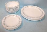 Ten Corelle Bowls, Seven Bread/Butter Plates & Eight Plates