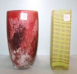 Contemporary Art Glass & Contemporary Vase