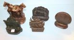 Four Pair Bookends & One Single Bookend