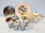 Plates, Small Candleholders & Teapots