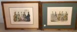 Four Lady Godey Prints