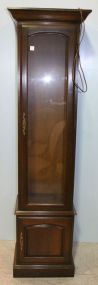 Mahogany Single Door Curio Cabinet
