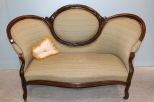Walnut Victorian Settee