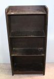Small Four Shelf Open Bookcase