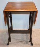 Wood and Metal Dropside Stand
