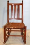 Cherry Cane Seat Rocker